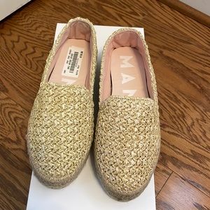 Platform espadrilles, raffia